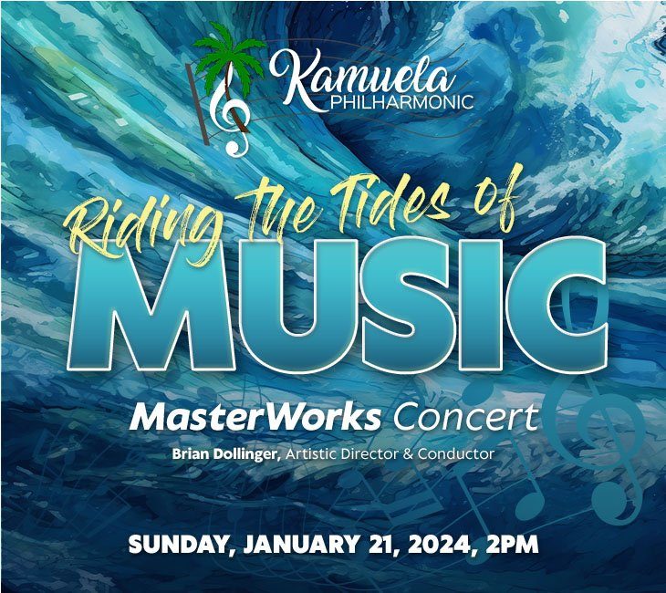 Rolling tides of music masterworks concert.